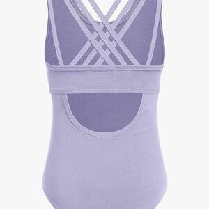 Good🎉 Condition ARSHINER Lavender Strappy Ballet Leotard: girls Age 6-7